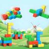 Kunststoff Puzzle Bauspielzeug Magnetisches STEM Spielzeug Bausteine Würfel Magnetischer Würfel Kinderspielzeug