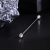 Spiral Buckle Shirt Collar Pin Detachable Neckline Pin Crystal Tie Collar Needle  Men