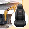 Excavator Seat Cover Equipment Repair Parts Fittings Professional Easy Maintenance PU Leather
