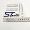 3D kovové logo ST Line odznak emblém na kufr přední mřížku pro Ford Focus MK4 PUMA Mondeo Kuga Fiesta ST Line samolepka příslušenství