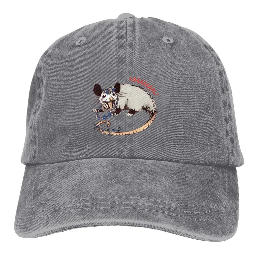 Daisy Chain Opossum Possum Yaaaas! Baseball Caps Peaked Cap  Sun Shade Hats For Men