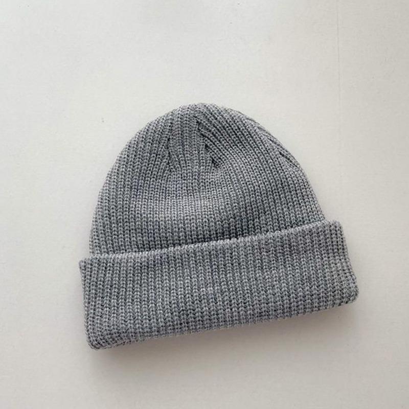 Knitted Hat for Men & Women Caps Wool Fashion Simple Warm trend Beanies Solid Autumn Winter Beanie Cap Trendy Style