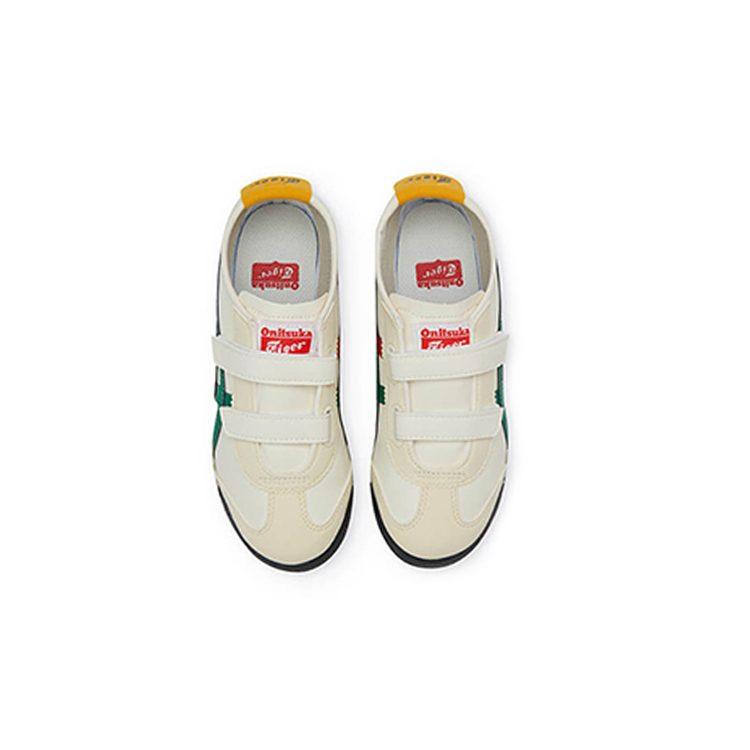 Onitsuka Tiger Low top Slip Resistant Abrasion Resistant Sports Casual Shoes Beige Yellow Children Aged 3 7 Years Old 1184A055-200