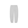 Li Ning Seria Chiny Jednokolorowe Spodnie Sportowe Luźne ze Ściągaczem i Mankietami Męskie spodnie Jasnoszare AKLS245-2