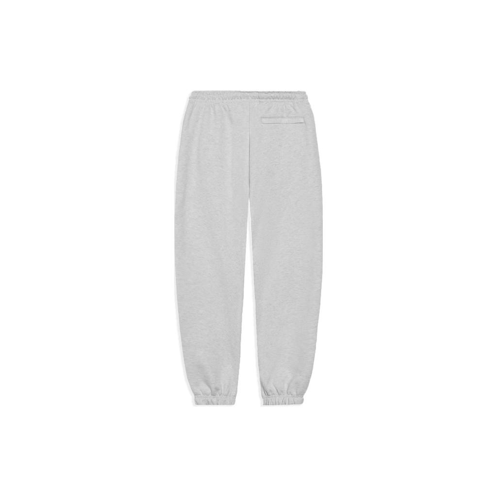 Li Ning China Series Solid Color Drawstring Cuffed Loose Sports Pants Men pants Light-Gray AKLS245-2