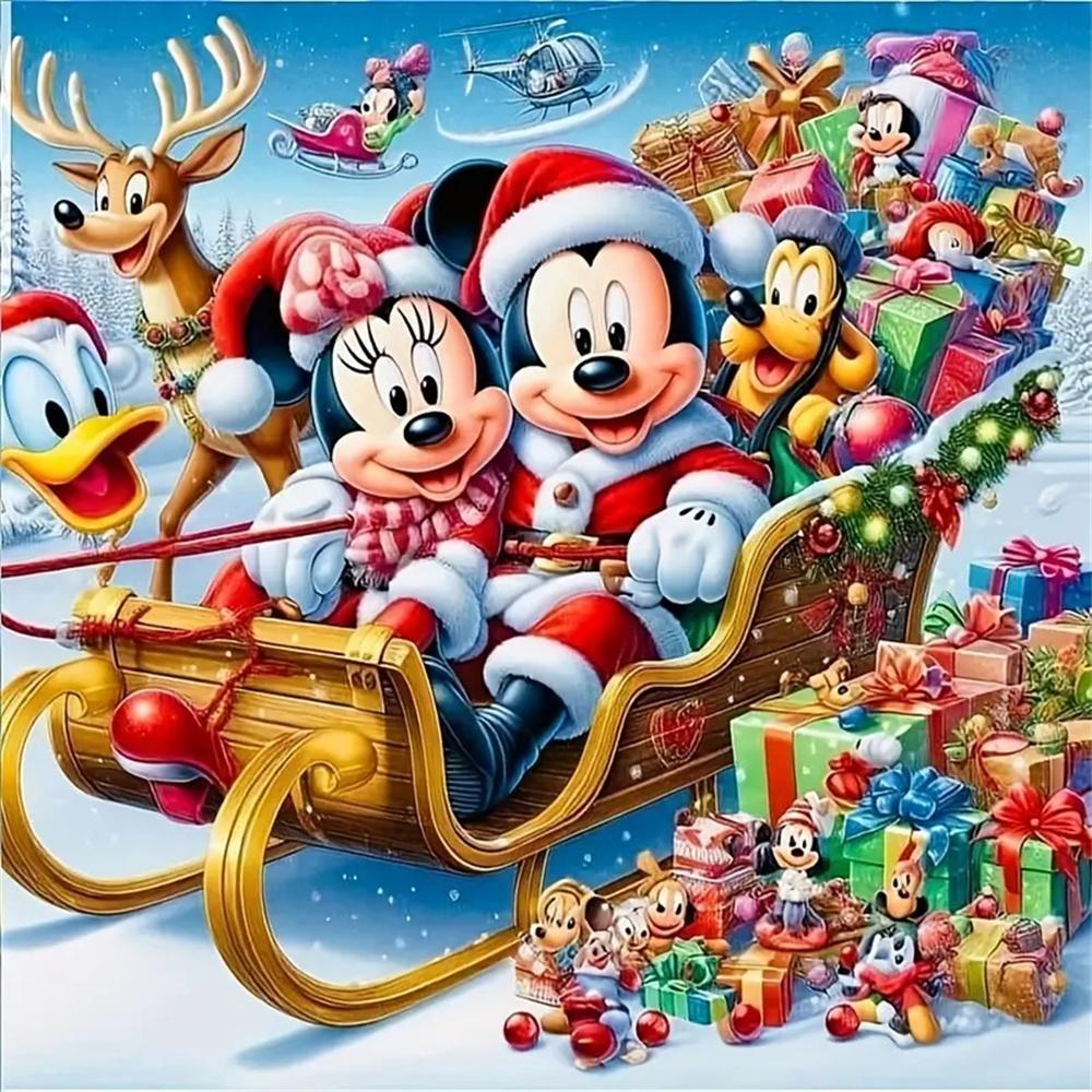 

Наборы для алмазной мозаики Disney Страна чудес Кристальные наклейки 5D Полная вышивка Арт Мультфильм для взрослых Round 20x20cm