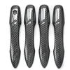 YINGTUU Car Snap-On Door Handle Cover For Toyota Camry 2018      2024 2025 Exterior Accessories Protection Stickers Sport Decals(Carbon Fiber Grain)