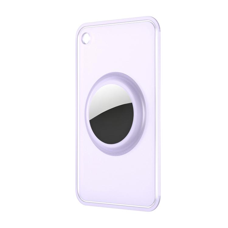 

XDcase Ultra-Thin Wallet Card Design TPU Protective Case For AirTag 2nd Gen / 1st Gen фиолетовый