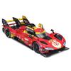 Bburago 2024 Model 1/24 Scale Ferrari 499P 3.0L Turbo V6 Team Ferrari AF Corse #50 2024 Le Mans 24 Hours Winner Red / Diecast Model Car 18-26312