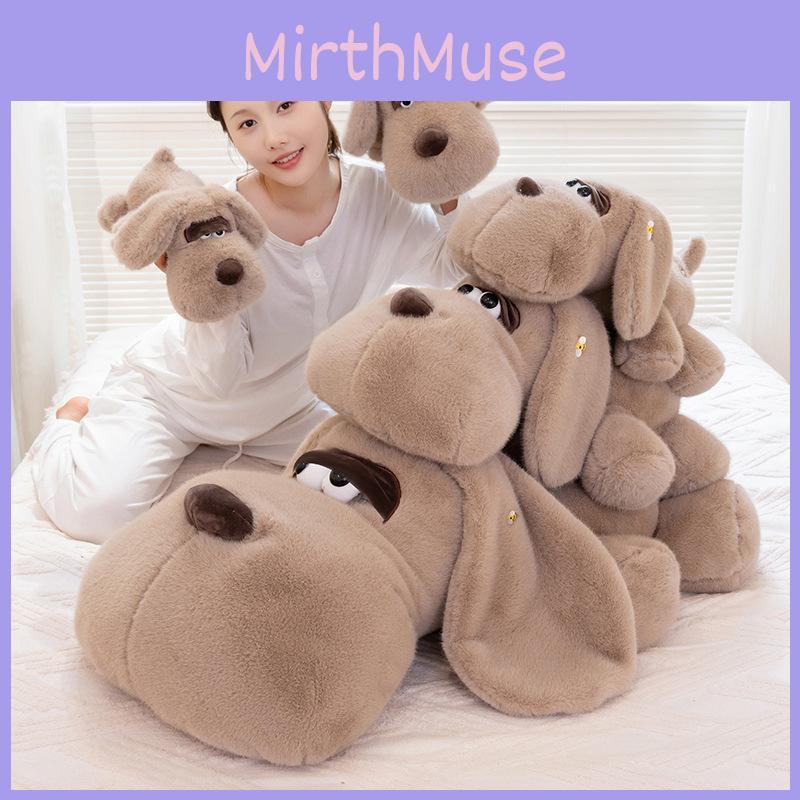 Eyed Big Dog Doll Cute Prone Dog Doll Bed Pillow Sleeping Pillow Plush Toy