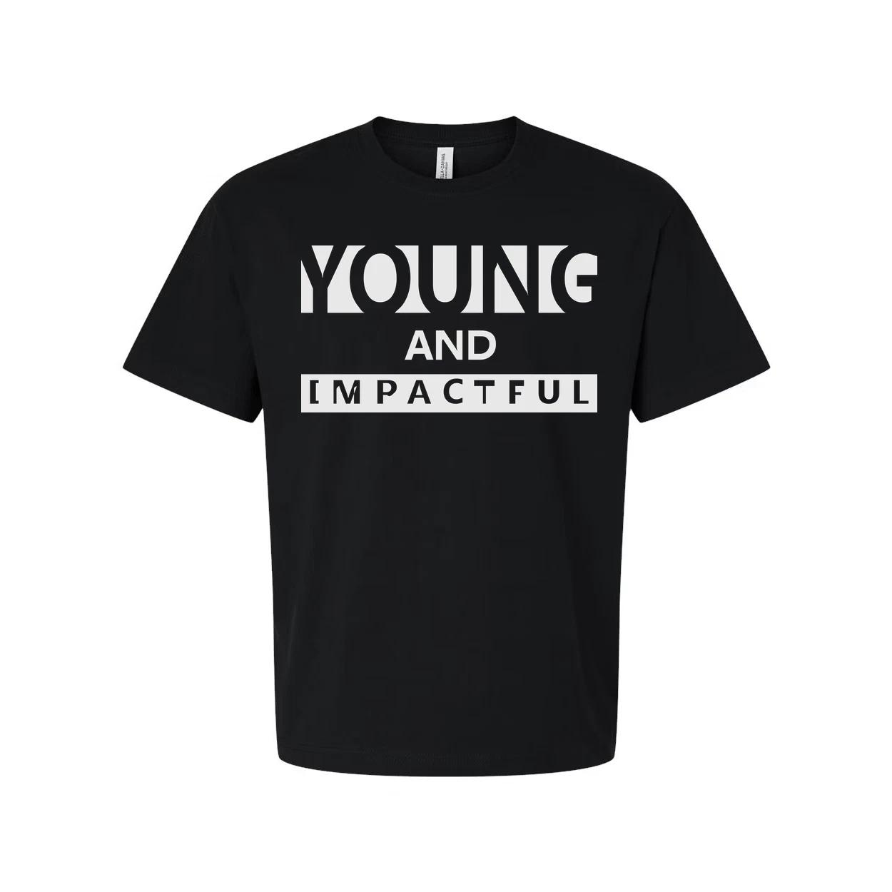 

Young And Impactful Christian Unisex Graphic Tee With Positive Message Print For 3XL