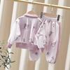 Girls Spring Autumn Cartoon Sweatshirt Two Piece Set Trendy Outfit