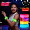 Braccialetto Luminoso a LED Ricaricabile USB per Corsa Notturna e Regalo Divertente