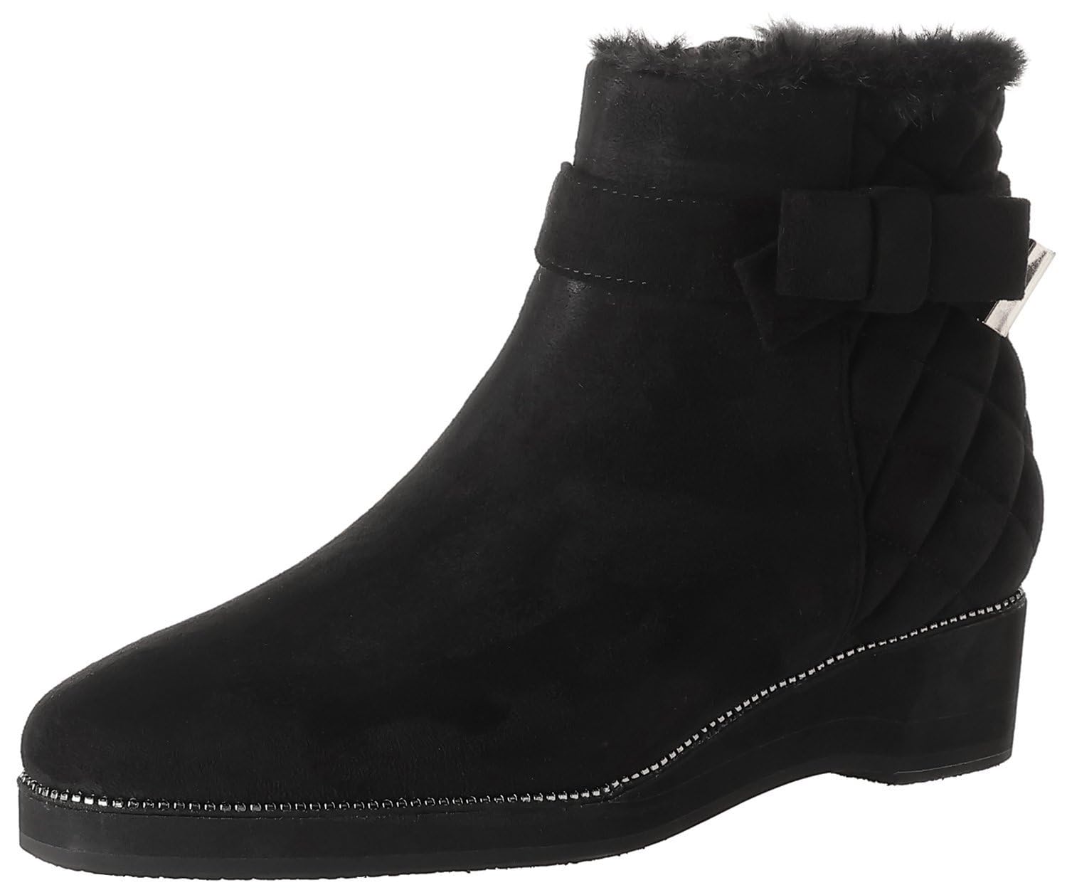 

Fashion Boots Belted Boa Short Boots 7914 BS [Melmo]