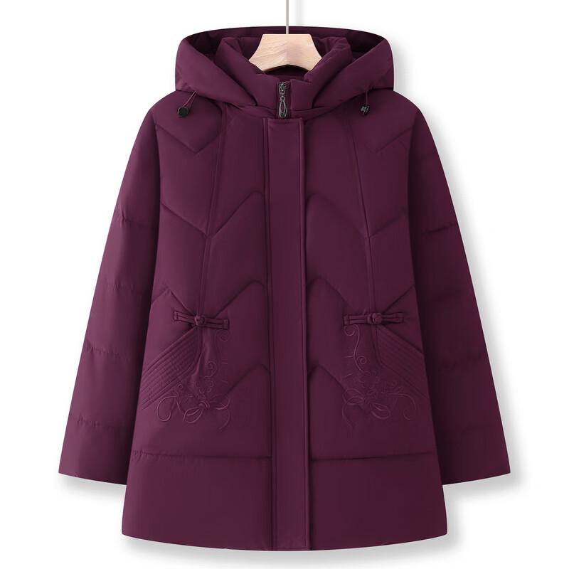 Hodo Women's Winter Hooded Padded Jacket