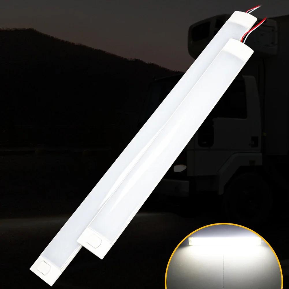 Car Interior Light Bar Strip with ON/OFF Switch for Truck RV Van Lorry Camper Boat Caravan Motorhome 120/168 LED 12V-85V