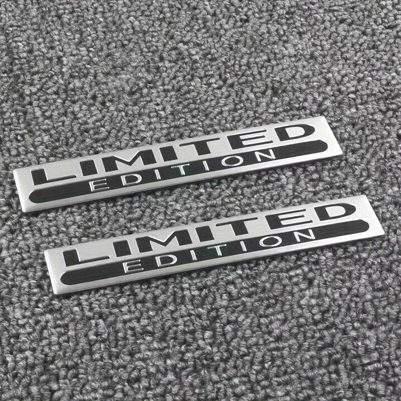 2PCS Metal Limited Edition 3D Car Body Badge Sticker Trunk Fender Emblem Decal Accessorie For Car Motorcycle Bike