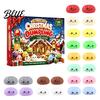 Weihnachts Knödel Geschenk Stress Feiertag Adventskalender Box Xmas Box Cartoon mit 24 Countdown Entlastung