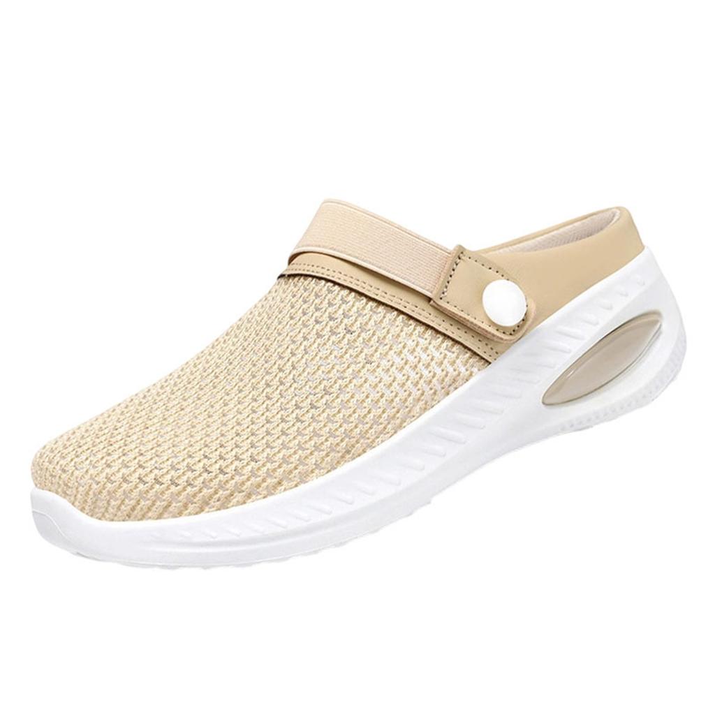 Women's Fashion Round-Toe Casual Mesh Half-Sandals