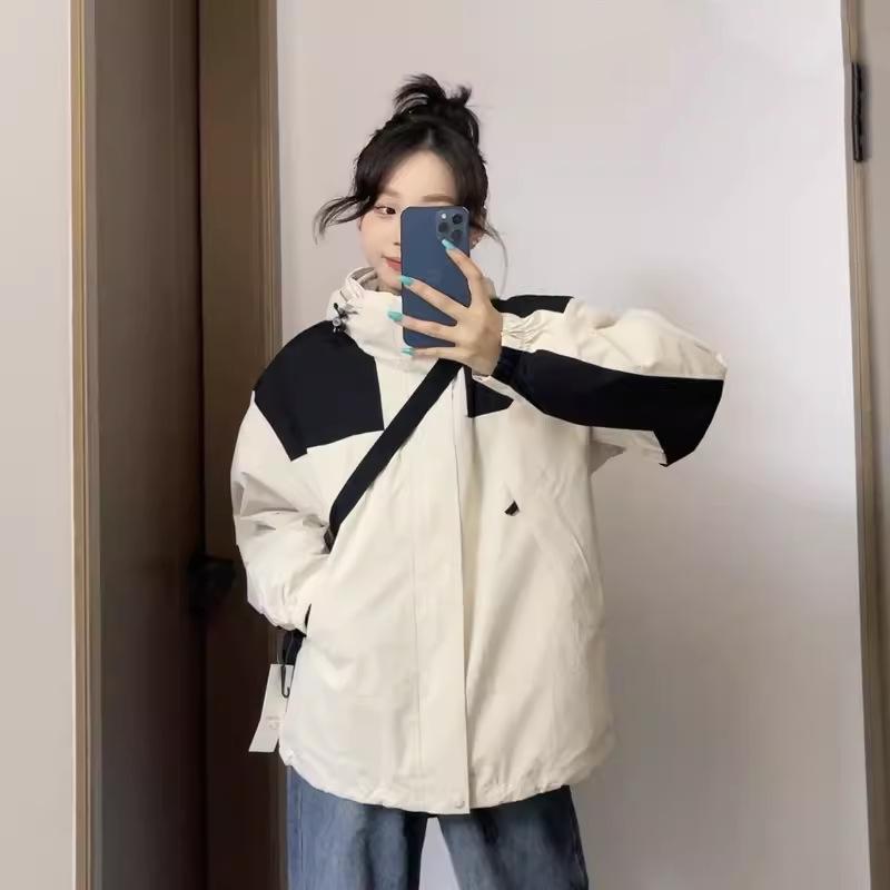 Mountain Jacket Women's Autumn 24 Winter Outdoor Outing Three-in-one Removable Windproof and Waterproof Mountaineering Jacket Men