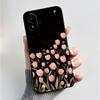 Husă de telefon imprimată pentru TCL K70 SE (T453D) Huse Capă Silicon Moale Negru Carcasă Flori Drăguțe Desene Animate Carcasă Coque