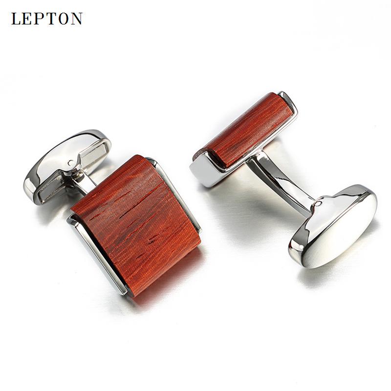 Špičkové Vynikající Mahagonové Manžetové Knoflíčky Pánské Rukávové Knoflíčky Francouzská Košile Obchodní Dárek Formulace