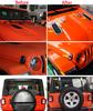 RUIQ Chrome Fender Garnish for the New Jeep Wrangler Side Dummy Air Euro Outside Side Door Specially Designed for the Jeep Wrangler JL JL, Duct, Duct,