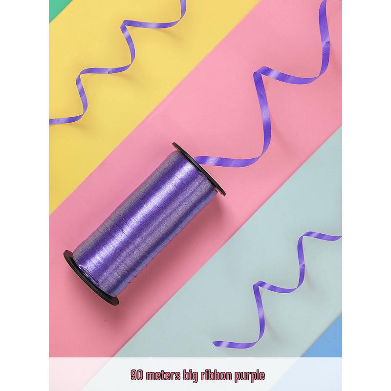 Balloon Ribbon Decoration for Helium Balloons - Party Supplies with Pull Flower Design for Weddings