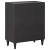Storage Cabinet Multicolored 60 X 33.5 X 75 Cm Solid Mango Wood