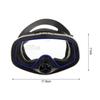 Snorkeling Dive Mask Swimming Goggles Eyewear Accessories Pool Portable Water Sports Equipment Comfortable Scuba Diving Mask