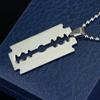 Punk Simple Style Blade Alloy Necklace With Pendant For Party And Employee Gifts