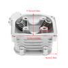 Engine Cylinder Head Assembly   Aluminum Alloy Replacement Part for Gy6 4 Stroke 139QMB 139qma Scooters Silver Color 47mm Diameter 64mm Length