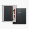 Parker Sonnet Red GT Ballpoint Medium Gift Box Set with Original Officially 1950777 NS Pen, Nib, Oil-Based, Notebook, Imported,
