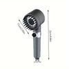 Pressurized Handheld Shower Head, 3 Modes Adjustable Water Output Shower Head, Round Massage Shower Head, Shower Sprinkler, Shower Spray Head,