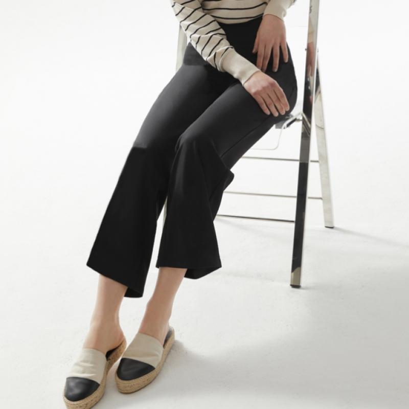 Baiyu Women Front Pocket Semi Wide Pants 4 Types Choose 1 Piww