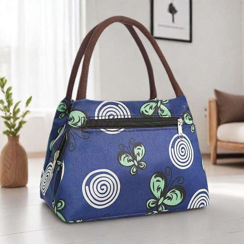 Wasserdichte kleine Handtasche aus Oxford-Stoff für Frauen mittleren Alters und ältere Frauen