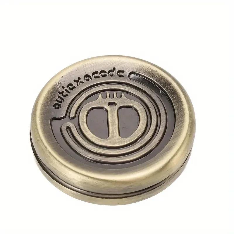 Devil Milk Cap Metal EDC Fidget Toys Magnetic Haptic Coins EDC Adult Autism Sensory Toys Hand Spinner  Adult Gifts Restless Toys