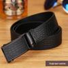 Men's Premium Crocodile Pattern Leather Automatic Belt