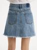 Unknown Planet Up-412 Asymmetrical Denim Wrap Skirt