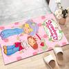 1pc Princess Strawberry (7) Design Printed Area Rug Carpet for Bedroom Living Room Home Decor Rugs Mat Non Slip Mat Rug for Bedside