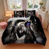 Zombie Adventure Print 3Pcs Bedding Setduvet Cover With 2 Bedropillowcase Home Birthday Gift
