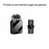 3-in-1 Universal Wireless Lapel Microphone, Noise Reduction Mic For Live Shooting, Compatible With iOS, Android, Computer