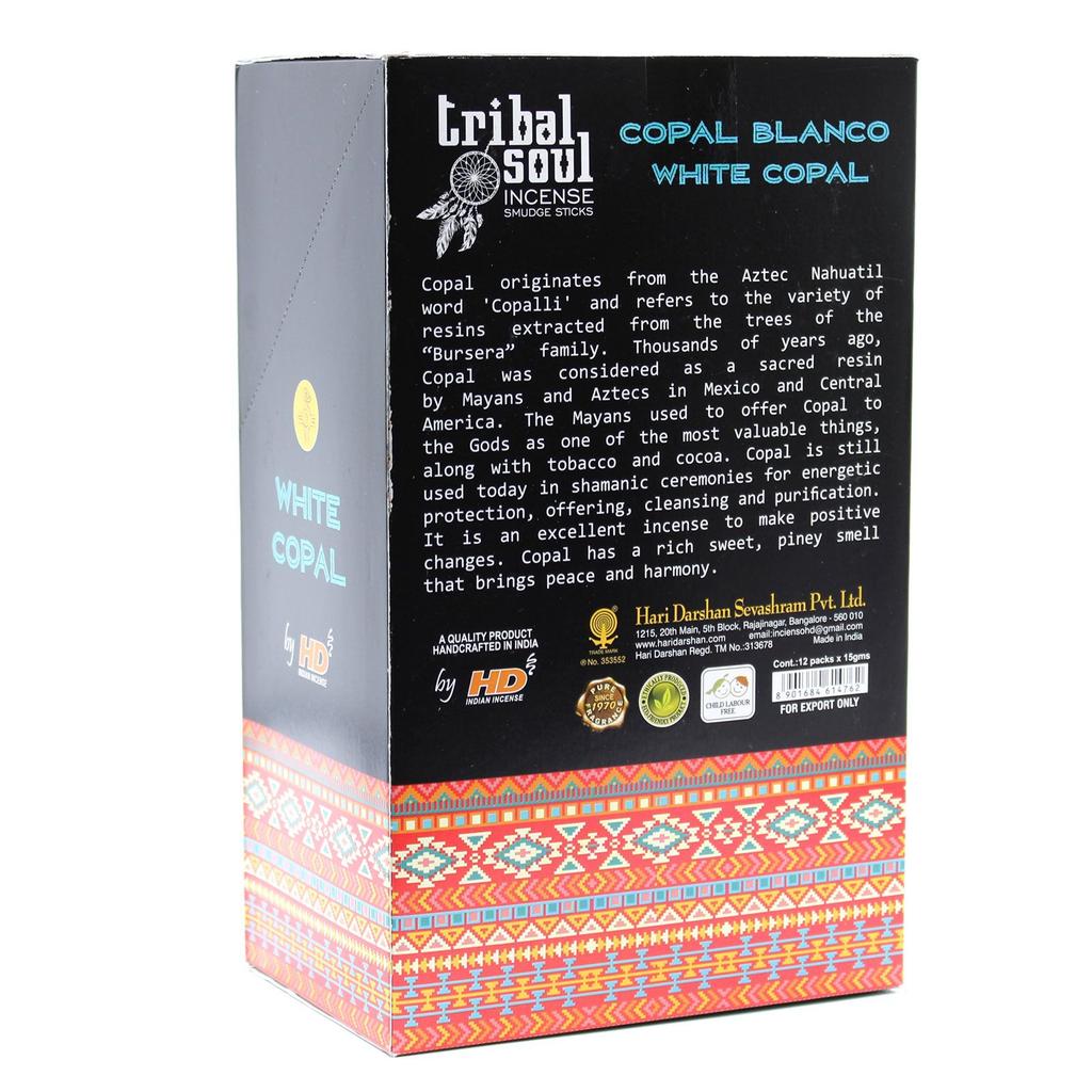 6x White Copal Incense Sticks by Tribal Soul