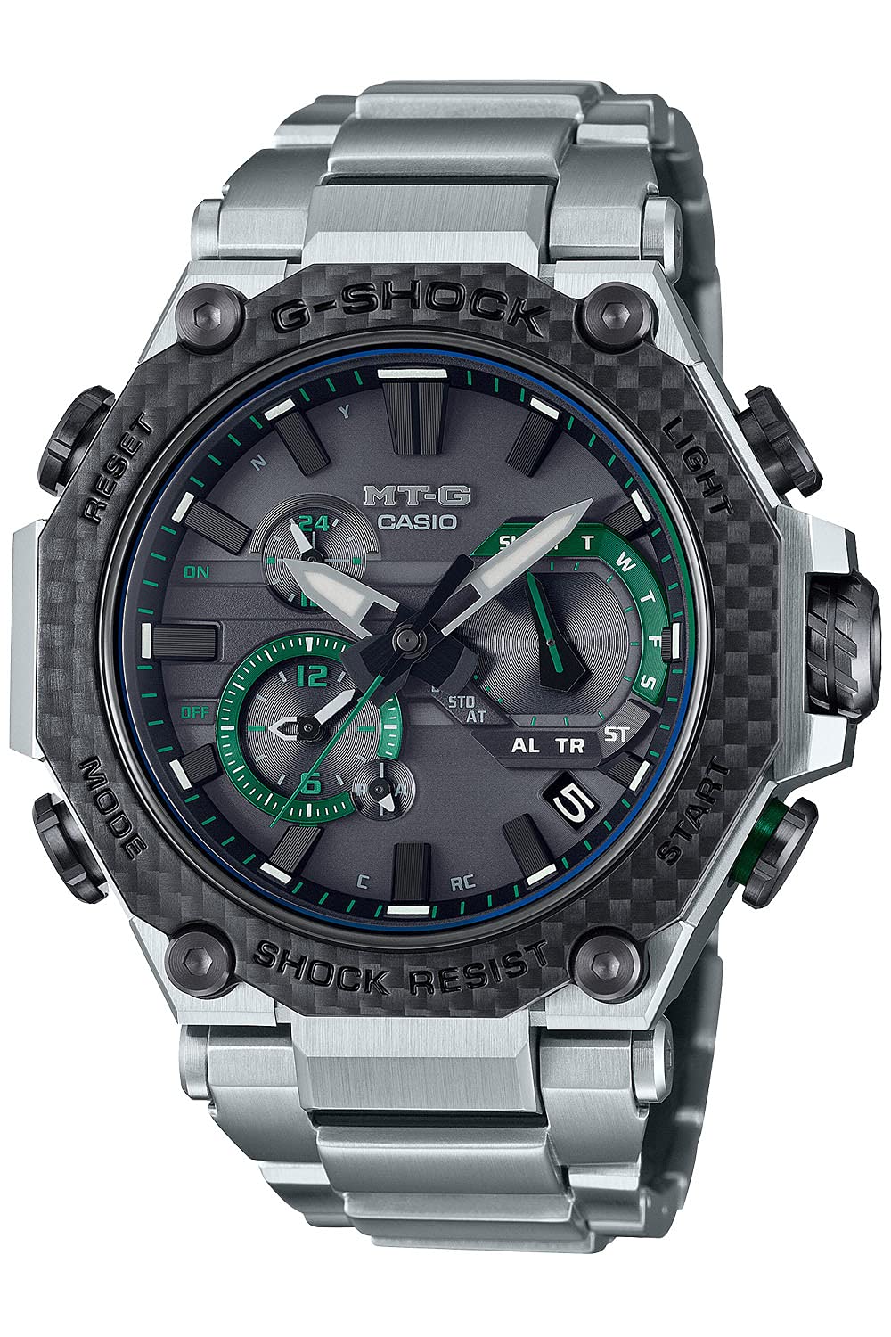 

Годинник Сонячна енергія Двоядерний Захисна структура Сріблястий [Casio] G-Shock З Bluetooth Радіокерований MTG-B2000XD-1AJF Чоловічий