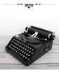 Vintage Typewriter Tinplate Ornament for Display & Photography Props