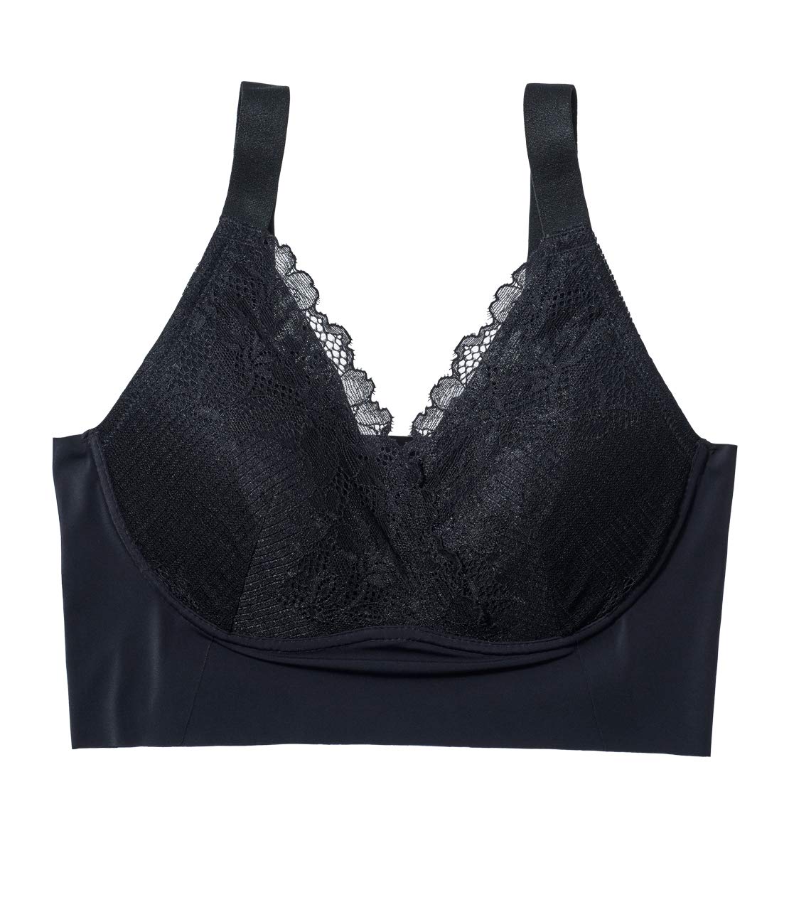 

Peach John Night Bra Fuller Bust Gentle on the No Plump and Fluffy Night DE70 [Beautiful Breasts, Push-Up, Cleavage, Enhancement, Skin, Lace, Hooks, чёрный