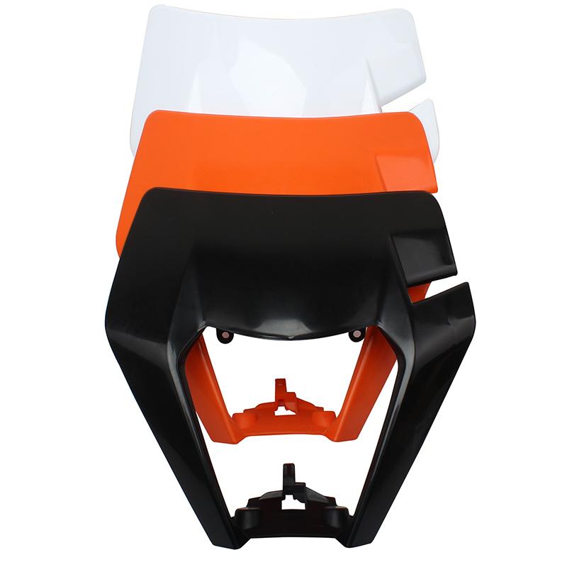Motorcycle Universal Headlamp Headlight Plastic Mask For KTM SX XC SXF XCF XCW EXC EXCF SMR 125 150 200 250 350 300 450 500 530