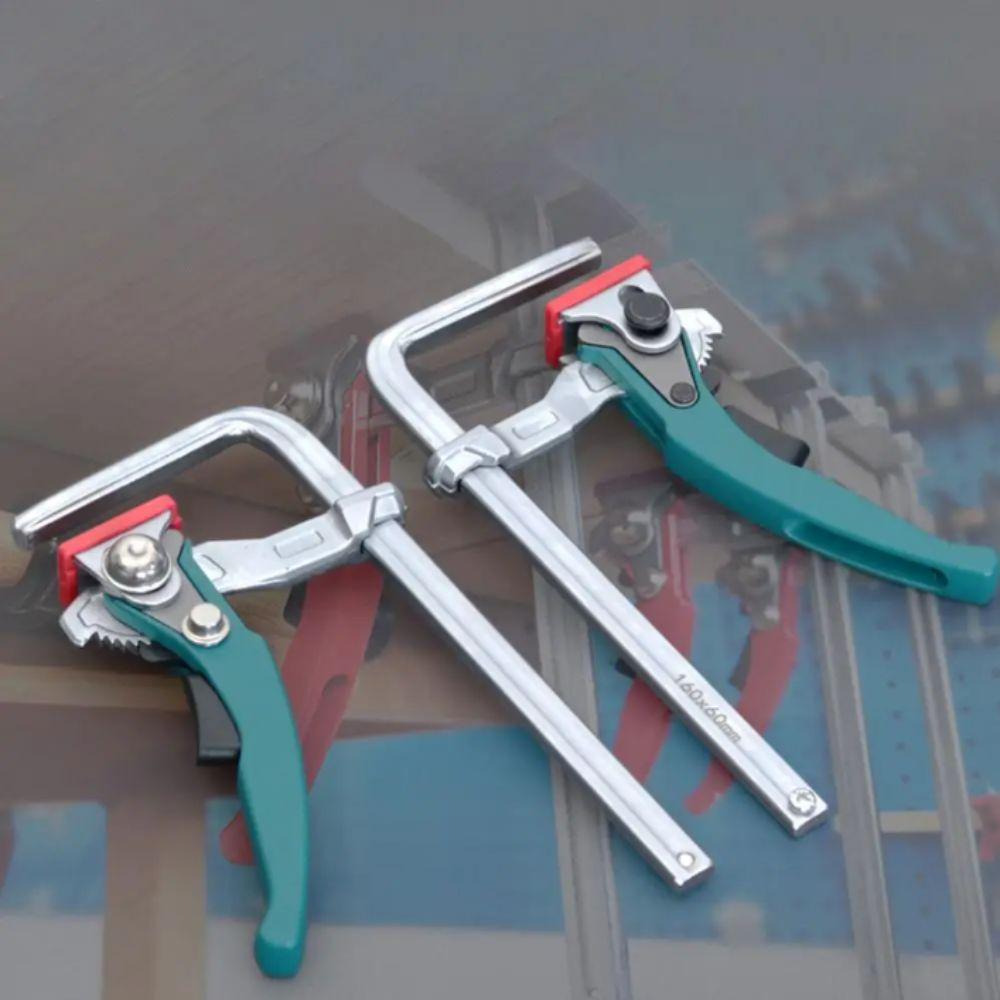 Quick Ratchet Ratcheting Table Clamp Aluminum Zinc Zinc Alloy Rail Clamp Quick Release Clamp Woodworking