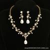 Alloy Rhinestone Wedding Necklace Earrings Bridal Wedding Accessories Banquet Ladies Jewelry