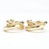 JIL SANDER [Beautiful condition] 925 double hoop earring Gold colorUsed